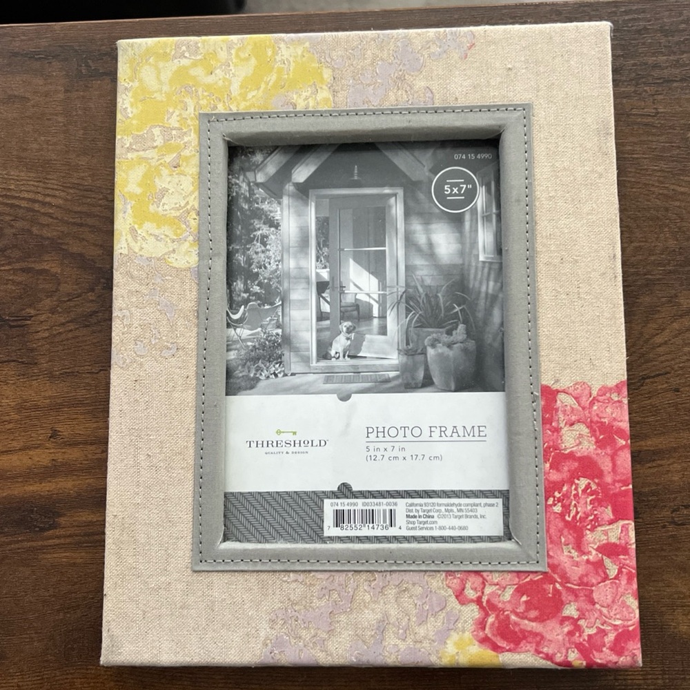 Threshold Multicolor Floral Photo Frame